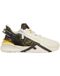 Fendi - Flow Color-Block Low-Top Sneakers - Lyst
