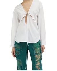 Christopher Esber - Tie Detail Blouse - Lyst