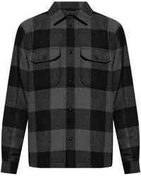 Woolrich - Check-Pattern Wool Shirt - Lyst