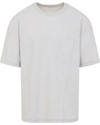 Lemaire - Chest Pocket Crewneck T-Shirt - Lyst