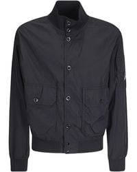 C.P. Company - Stand Collar Utility Jacket - Lyst