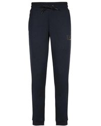EA7 - Logo-Print Track Pants - Lyst