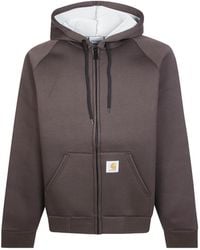 Carhartt - Logo-Patch Zip-Up Hoodie - Lyst