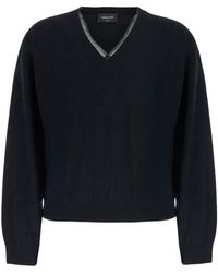 Fabiana Filippi - Trim V-Neck Jumper - Lyst