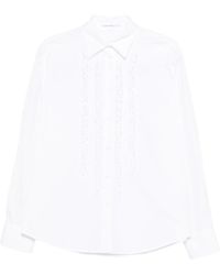 Ermanno Scervino - Ruffled-Detail Long-Sleeve Shirt - Lyst