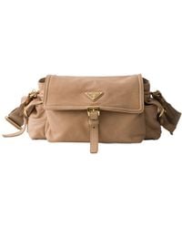 Prada - Explore Medium Nappa Leather Shoulder Bag With Flap - Lyst