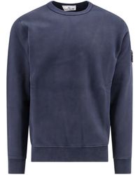 Stone Island - Compass Patch Crewneck Sweatshirt - Lyst