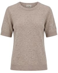 Not Shy - Short-Sleeve Cashmere Sweater - Lyst