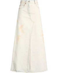 MM6 by Maison Margiela - Tie-Dyed Flared Skirt - Lyst
