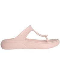 Stuart Weitzman - Stuflex T Strap Sandals - Lyst