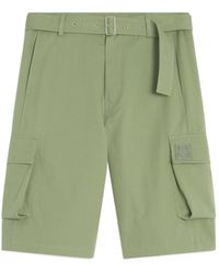Maison Kitsuné - Maison Kitsuné Belted Bermuda Shorts - Lyst