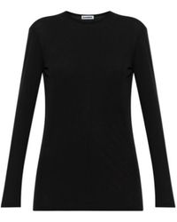 Jil Sander - Seam Detail Long Sleeve Top - Lyst