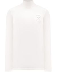 Brunello Cucinelli - Turtleneck Logo T-Shirt - Lyst