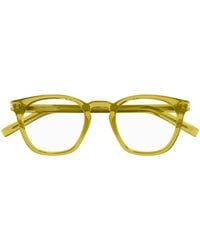 Saint Laurent - Eyewear Round Frame Glasses - Lyst