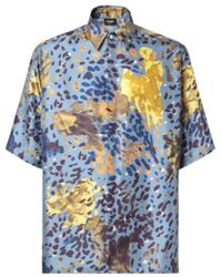 Fendi - Allover Falena Printed Short Sleeved Shirt - Lyst