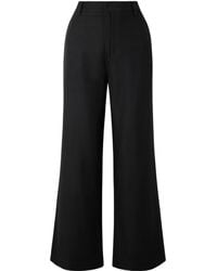 The Elder Statesman - Cashmere And Wool Blend Wide-Leg Casual Pants - Lyst