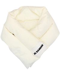Jil Sander - Padded Logo Scarf - Lyst