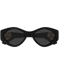 Gucci - Eyewear	Geometric Frame Sunglasses - Lyst