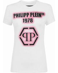 Philipp Plein - Logo Details T-Shirt - Lyst