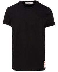 Golden Goose - Logo Embroidered Crewneck T-Shirt - Lyst