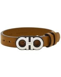 Ferragamo - Ferragamo Double Gancini Bracelet - Lyst