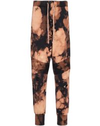 Balmain - Cotton Jogging Bottoms With Burnt Print - Lyst