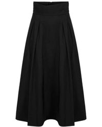 Elisabetta Franchi - High Waist Maxi Skirt - Lyst