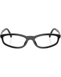 Miu Miu - Eyewear Oval Frame Glasses - Lyst