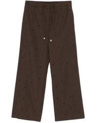 The Attico - The Embroidered Long Pants - Lyst