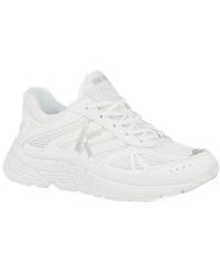 KENZO - Pace Mesh Lace-Up Sneakers - Lyst