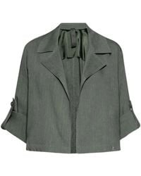 Marella - Stretch Viscose And Linen Jacket - Lyst