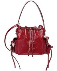 Acne Studios - Multipocket Drawstring Mini Bucket Bag - Lyst