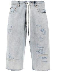 MM6 by Maison Margiela - Drawstring-Fastening Bermuda Shorts - Lyst