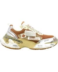 DSquared² - Logo-Patch Lace-Up Sneakers - Lyst