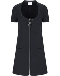 Courreges - Cotton A-Line Mini Dress - Lyst