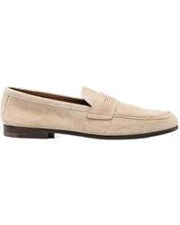 Church's - Suede Panelled Loafers - Lyst