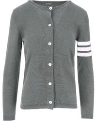 Lela Rose - Striped Knit Cardigan - Lyst
