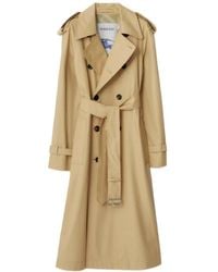 Burberry - Long Gabardine Trench Coat - Lyst