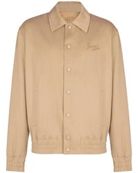 Balmain - Paris Logo Embroidered Bomber Jacket - Lyst