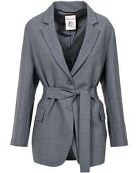 Semicouture - Long-Sleeved Casual Jacket - Lyst