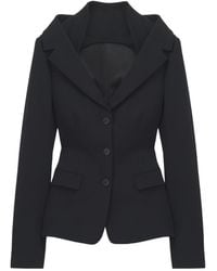 McQueen - Off-Shoulder Blazer - Lyst