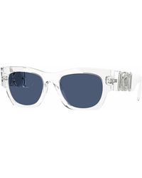 Versace - Medusa Head-Plaque Sunglasses - Lyst