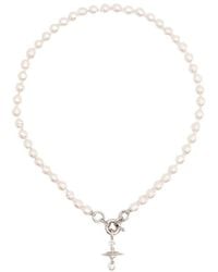 Vivienne Westwood - Pearl-Embellishment Necklace - Lyst