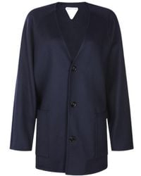 Bottega Veneta - V-Neck Buttoned Cardigan - Lyst