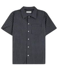 DUNST - Checked Short-Sleeve Shirt - Lyst