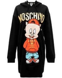Moschino - Logo Sweater Dress - Lyst