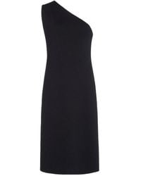 Bottega Veneta - One Shoulder Knit Dress - Lyst