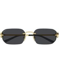 Gucci - Rectangle Sunglasses - Lyst