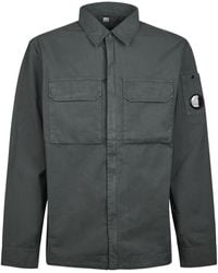 C.P. Company - Lens Button-Up Overshirt - Lyst