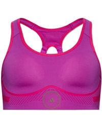 adidas By Stella McCartney - Truepace Stripe-Detailing Sports Bra - Lyst